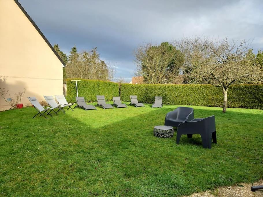 Villa Avec Piscine Chauffee A Moins 1H30 De Paris Saint-Pierre-des-Fleurs Exterior foto